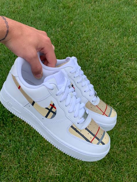 burberry af1s|custom burberry air force 1.